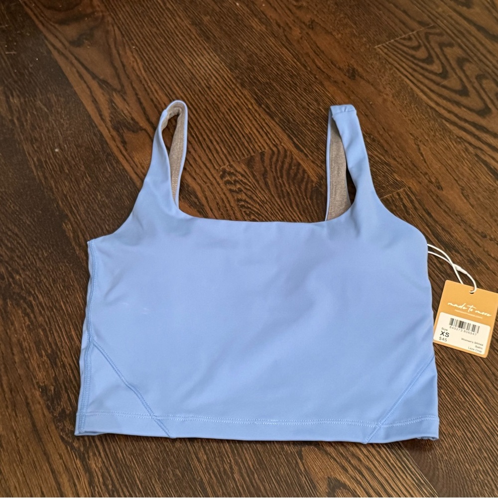 Light Blue Crop Top, XS